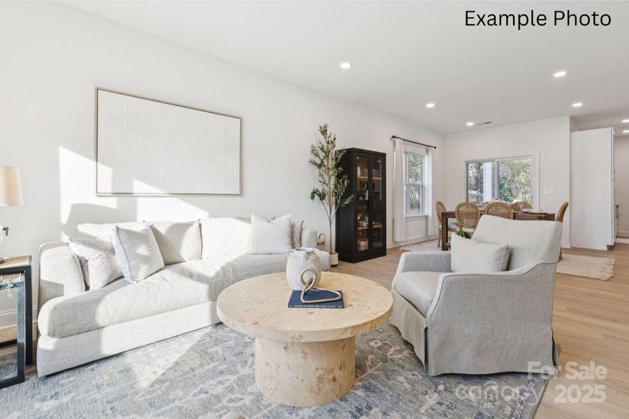 Furnished interior view inside a new home in , Charlotte (Image 6).