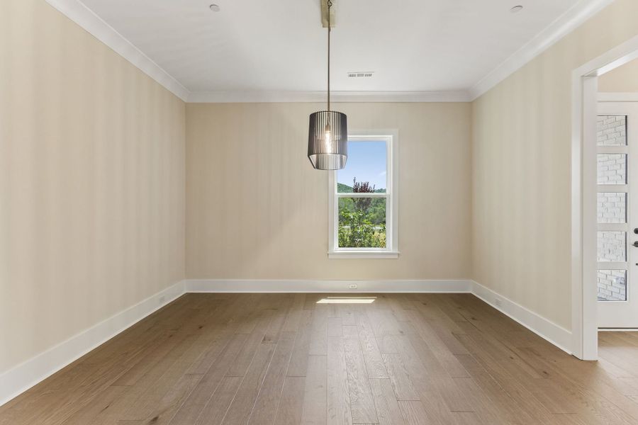 Representative unfurnished interior of a home built from the Harrington by John Wieland in Willow Ridge, Nolensville (Image 25).