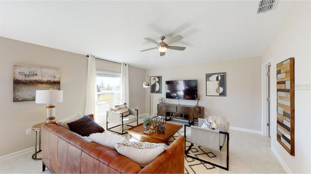 Furnished interior view inside a new home in , Kissimmee (Image 4).