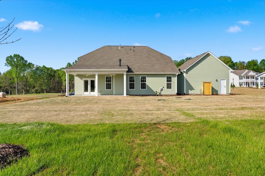 Exterior details and patio area of a home in Bens Crossing, Woodruff (Image 27).