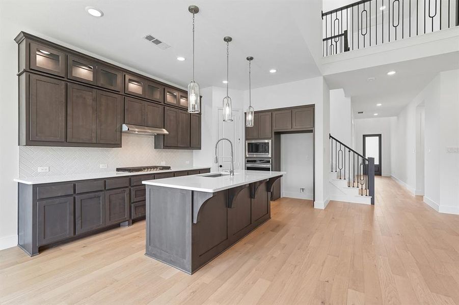 Furnished interior view inside a new home in The Parks at Wilson Creek: 50ft. lots, Celina (Image 8). Furnished interior view inside a new home in The Parks at Wilson Creek: 50ft. lots, Celina (Image 8).
