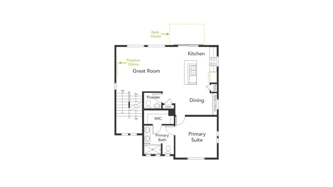 2D floor plan layout of this home in Thompson River Ranch, Johnstown, CO (Image 2). 2D floor plan layout of this home in Thompson River Ranch, Johnstown, CO (Image 2).