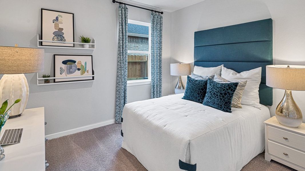 Furnished interior view inside a new home in Bridge Creek 45s and 50s, Cypress (Image 11).