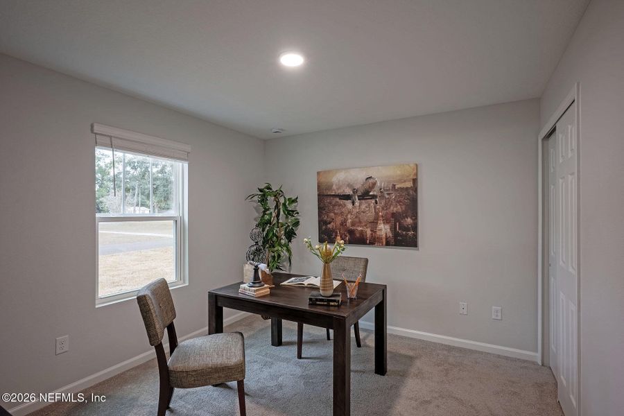 Furnished interior view inside a new home in , Jacksonville (Image 8). Furnished interior view inside a new home in , Jacksonville (Image 8).