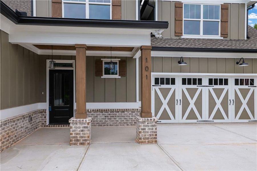 Exterior details and patio area of a home in , Canton (Image 4).