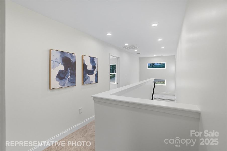 Furnished interior view inside a new home in , Mooresville (Image 7).