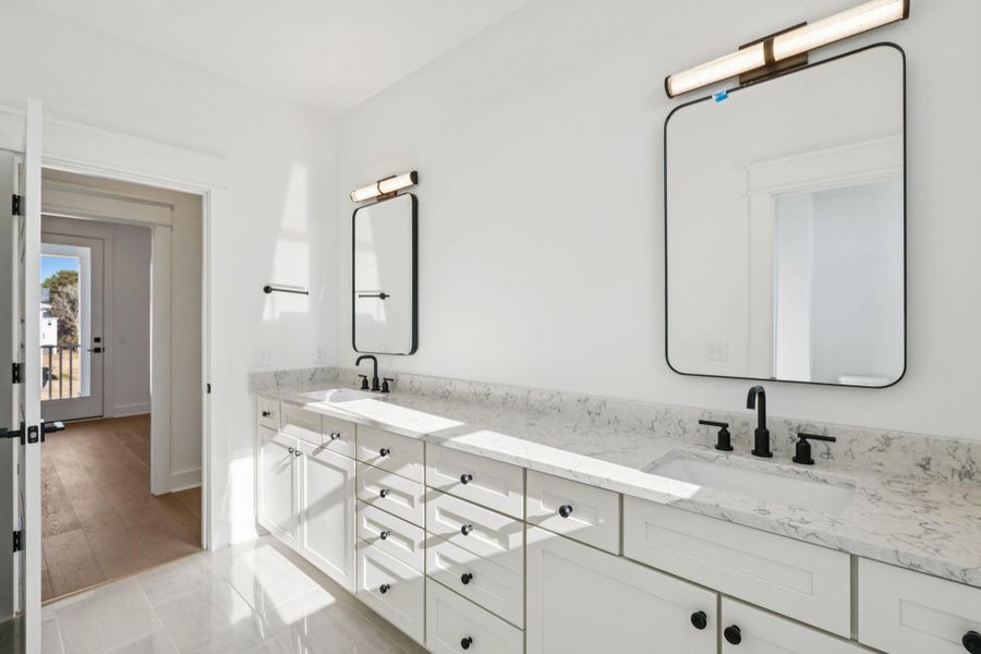 Furnished interior view inside a new home in Overlook at Copahee Sound, Awendaw (Image 8).