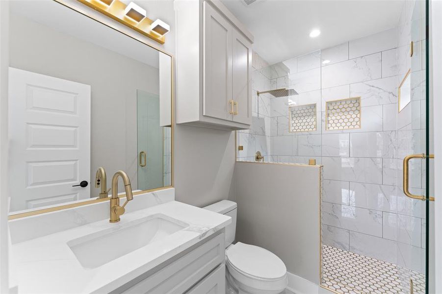 Furnished interior view inside a new home in , Dallas (Image 9).