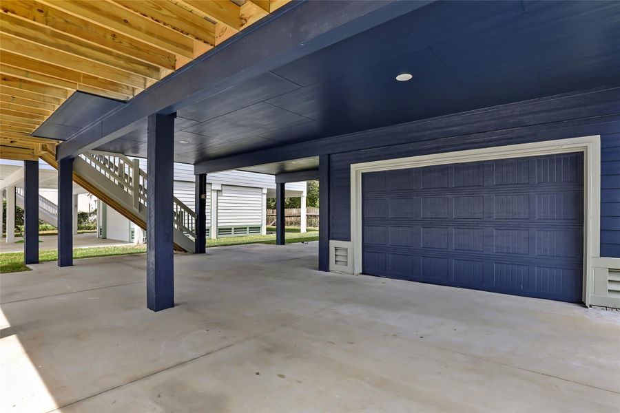 Exterior details and patio area of a home in , La Porte (Image 18).