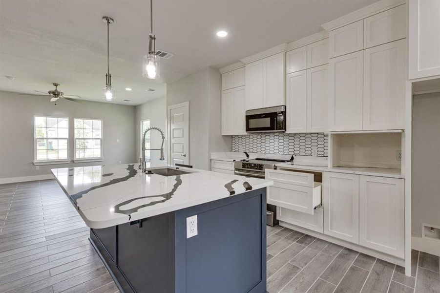 Furnished interior view inside a new home in , Ferris (Image 5).