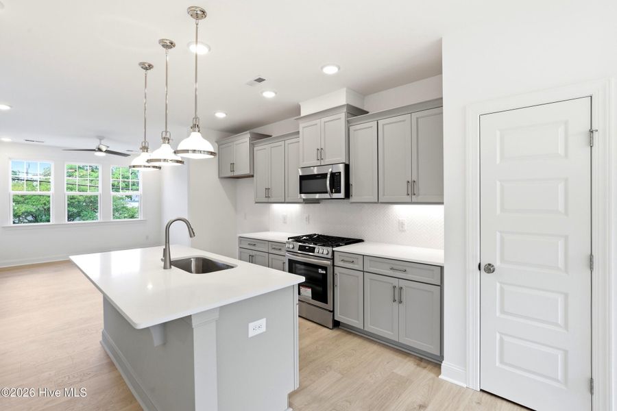 Furnished interior view inside a new home in Downtown Wilmington Collective, Wilmington (Image 7).