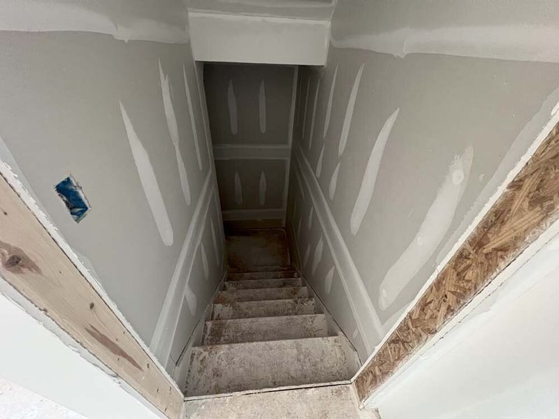 Stairs to Basement Construction Progress