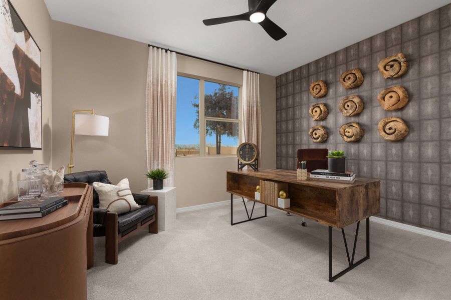 Representative furnished interior of a home built from the Ash by Mattamy Homes in Bella Vista Farms, Queen Creek (Image 13).