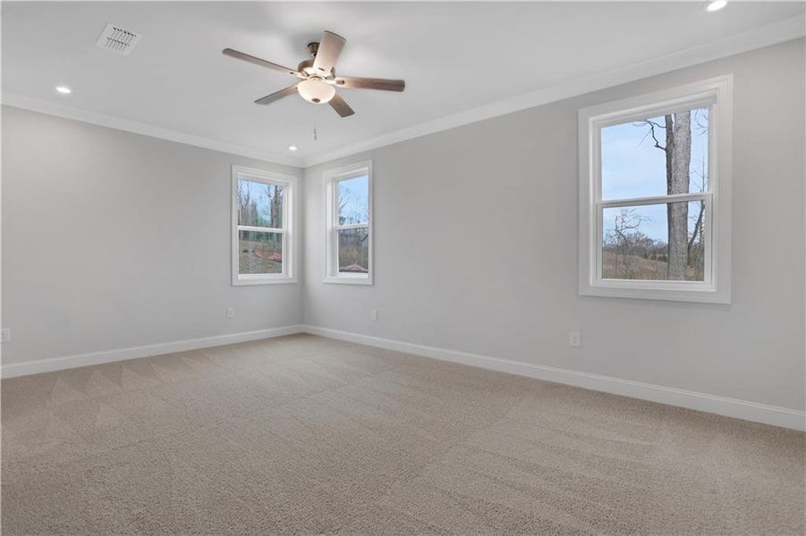 Spacious, unfurnished interior of a new home in Acacia, Cumming (Image 31). Spacious, unfurnished interior of a new home in Acacia, Cumming (Image 31).