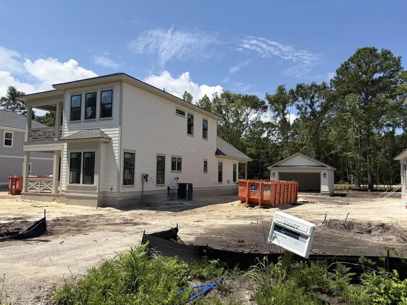 In-progress construction of a new home in , Awendaw, SC (Image 49).