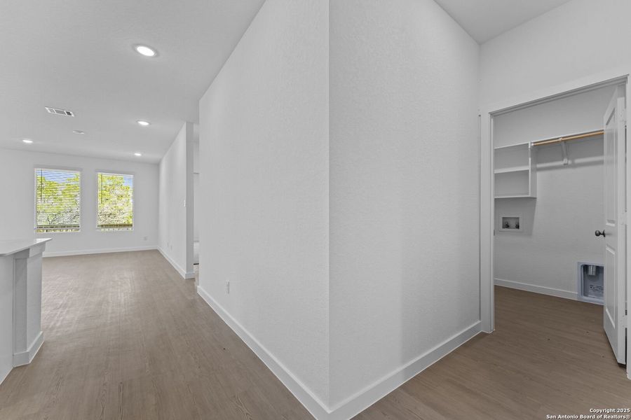 Spacious, unfurnished interior of a new home in Waterwheel: Coastline Collection, San Antonio (Image 9). Spacious, unfurnished interior of a new home in Waterwheel: Coastline Collection, San Antonio (Image 9).