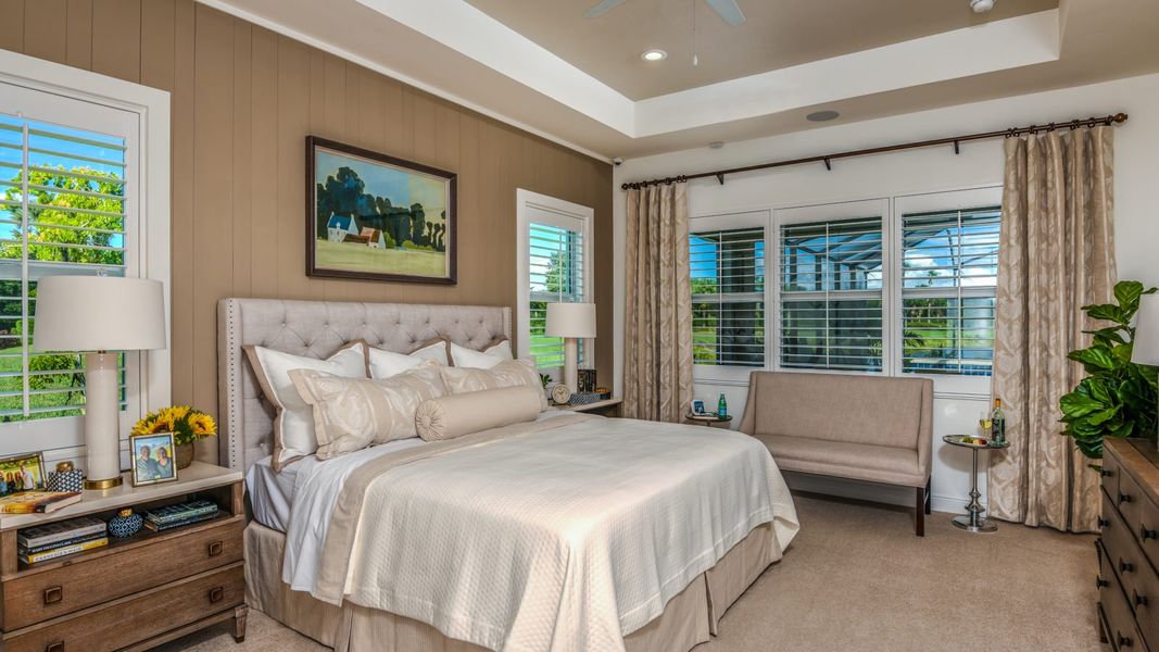 Furnished interior view inside a new home in Grand Palm, Venice (Image 16).