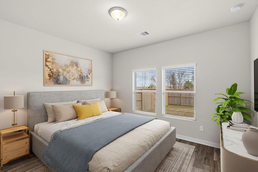 Furnished interior view inside a new home in Windrose Green, Angleton (Image 11).