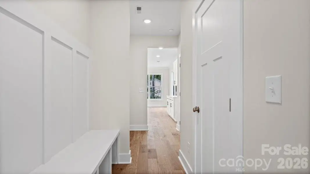 Mud Room, Drop Zone w/Built-In Bench & Cubbies.