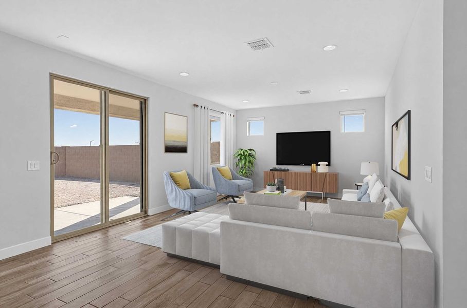 Furnished interior view inside a new home in Allen Ranches, Litchfield Park (Image 6).