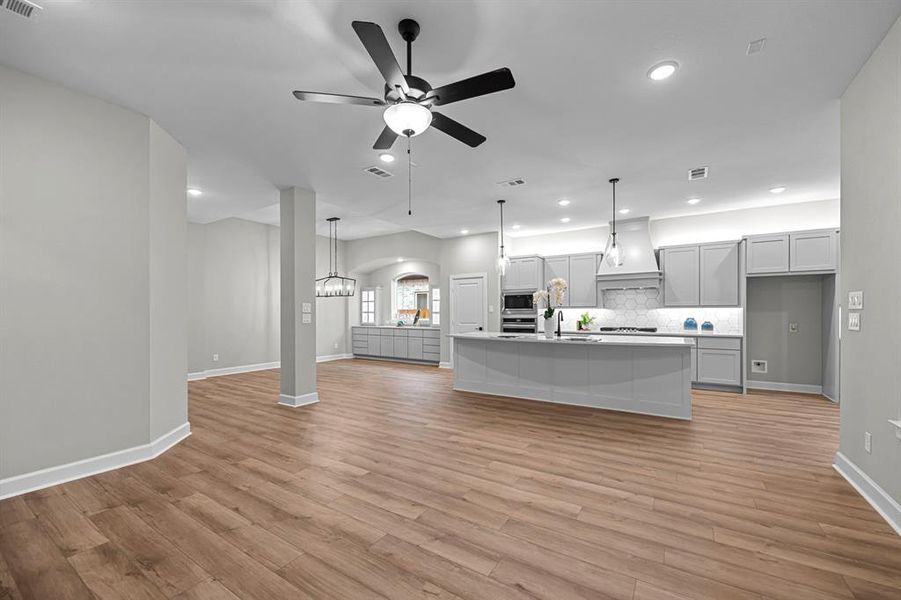 WOW best describes this beautiful Kitchen and Dining area!