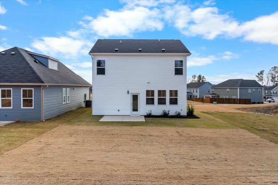 Exterior details and patio area of a home in Windsor, North Augusta (Image 24).