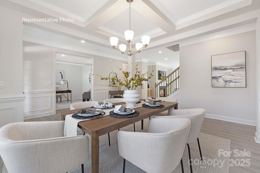 Furnished interior view inside a new home in Sanctuary at Southgate, Indian Trail (Image 15).