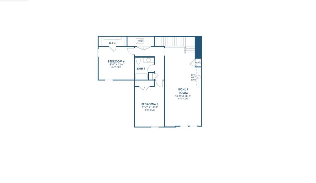 2D floor plan layout for the Bayside II by Homes by WestBay in Pasadena Ridge, Zephyrhills, FL (Image 4). 2D floor plan layout for the Bayside II by Homes by WestBay in Pasadena Ridge, Zephyrhills, FL (Image 4).