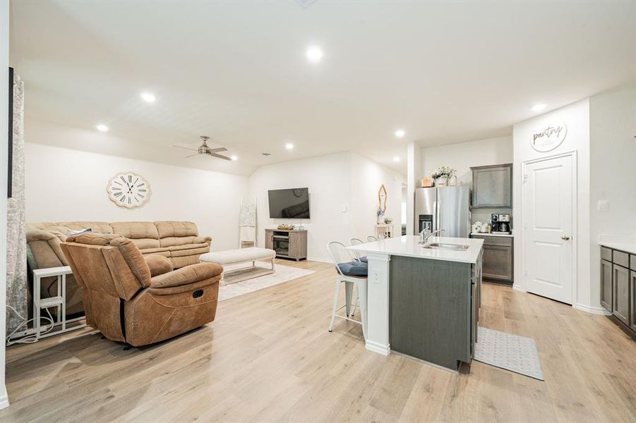 Furnished interior view inside a new home in , Kaufman (Image 4). Furnished interior view inside a new home in , Kaufman (Image 4).