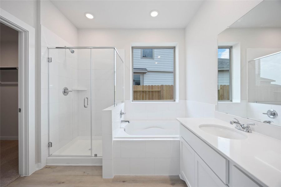 Furnished interior view inside a new home in Bluestem, Brookshire (Image 6). Furnished interior view inside a new home in Bluestem, Brookshire (Image 6).