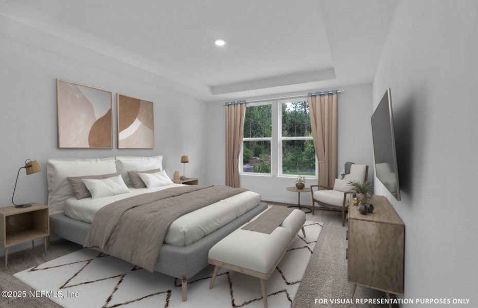 Furnished interior view inside a new home in Del Webb Saint Johns, St. Johns (Image 9).