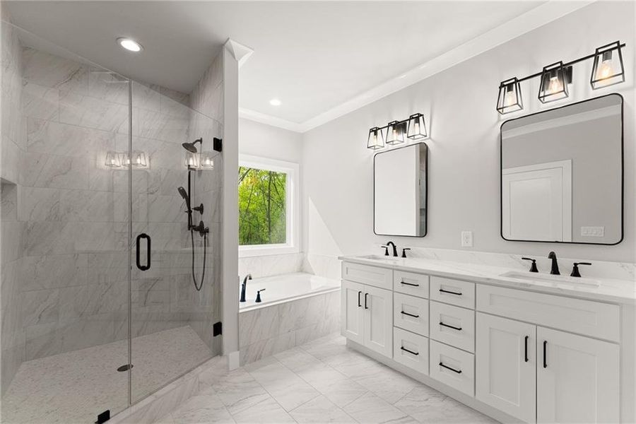 Furnished interior view inside a new home in , Dawsonville (Image 9). Furnished interior view inside a new home in , Dawsonville (Image 9).