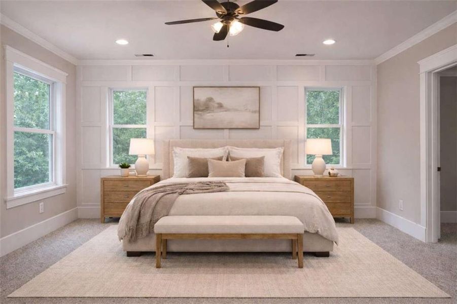 Furnished interior view inside a new home in , Jefferson (Image 9).