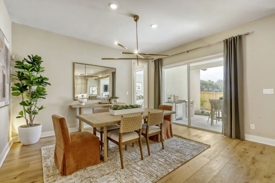 Representative furnished interior of a home built from the 5001 by Risewell Homes in Freedom at Anthem, Kyle (Image 8).