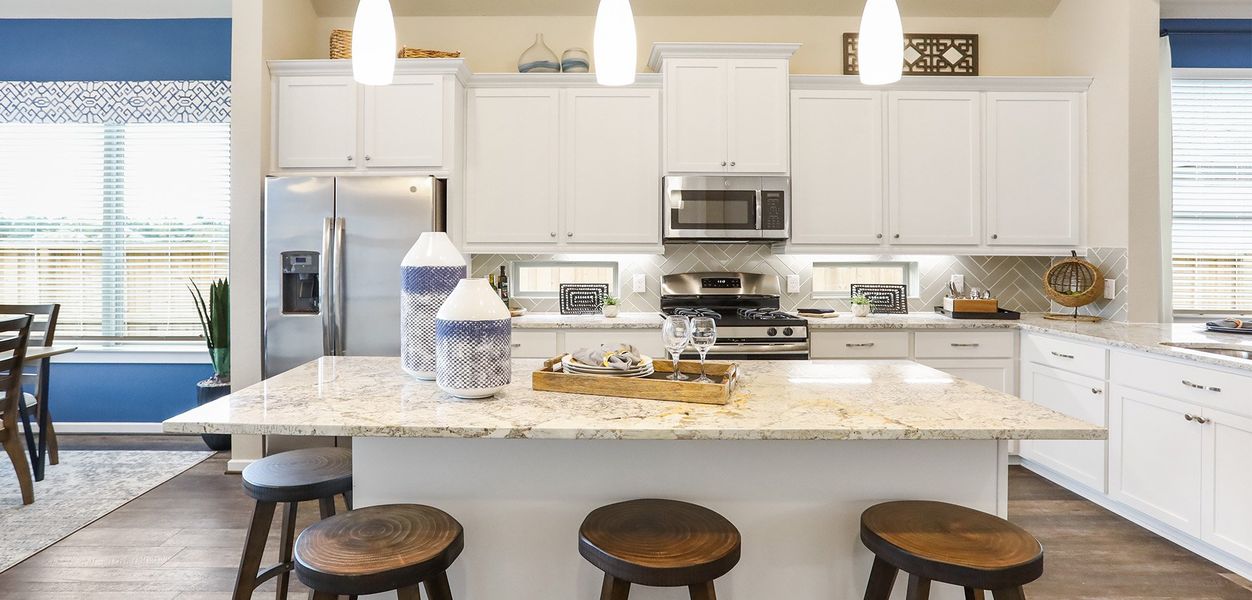 Furnished interior view inside a new home in Brookewater, Rosenberg (Image 7).