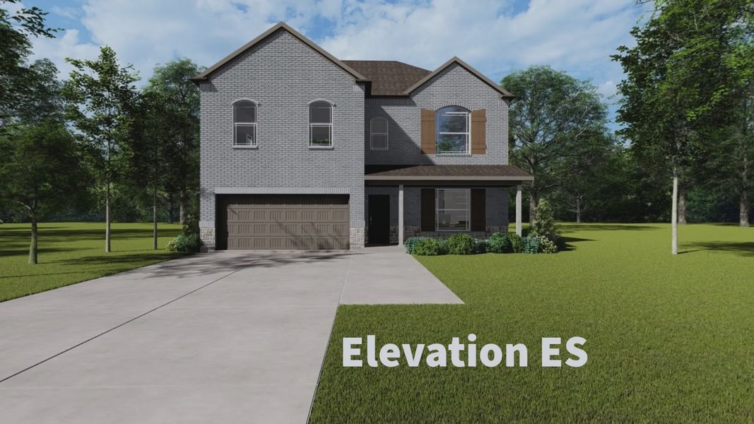 Representative exterior photo of a completed home built from the Seabrook by Stonehollow Homes in Anderson Crossing, Trenton, TX (Image 11). Representative exterior photo of a completed home built from the Seabrook by Stonehollow Homes in Anderson Crossing, Trenton, TX (Image 11).