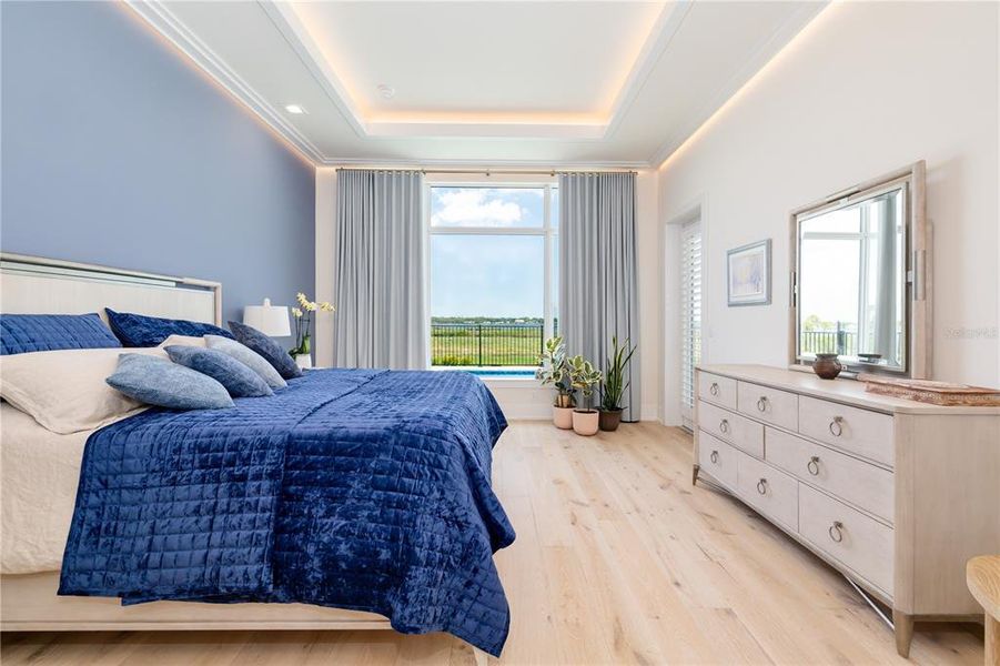Furnished interior view inside a new home in , Palmetto (Image 42).