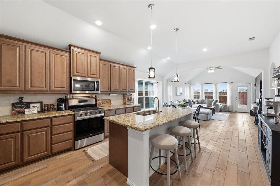 Furnished interior view inside a new home in Silo Mills - Select Series, Joshua (Image 28).