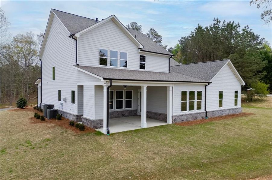 Exterior details and patio area of a home in , Cumming (Image 29).