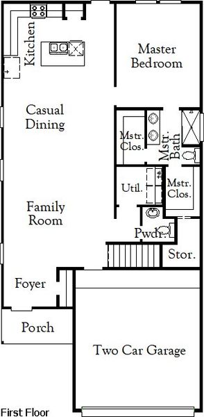 2D floor plan layout for the King by Coventry Homes in Westridge Cove 40', Conroe, TX (Image 3). 2D floor plan layout for the King by Coventry Homes in Westridge Cove 40', Conroe, TX (Image 3).