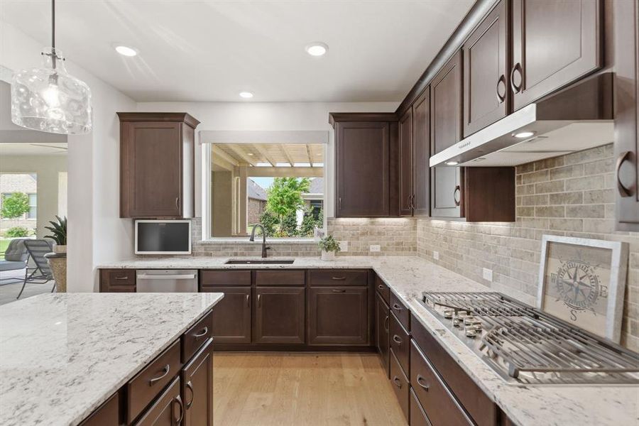 Furnished interior view inside a new home in , Denton (Image 26).