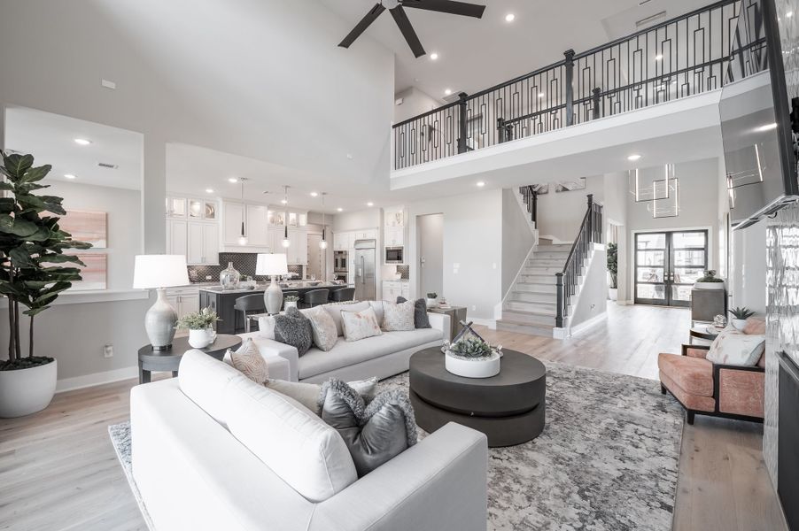 Representative furnished interior of a home built from the Casoria by Tri Pointe Homes in Solace Collection At Evergrove, Richmond (Image 17).