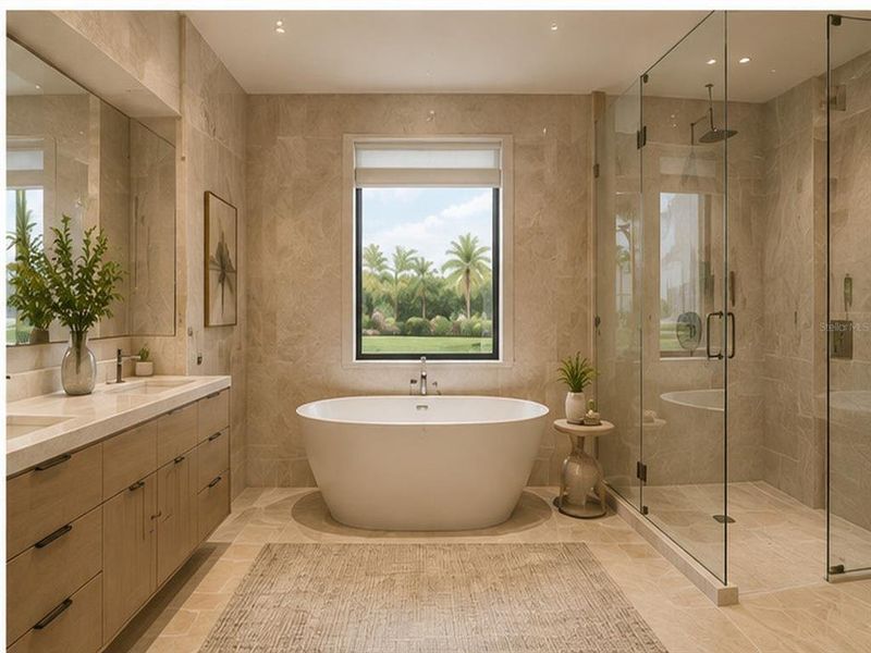 Furnished interior view inside a new home in , Port Charlotte (Image 12).