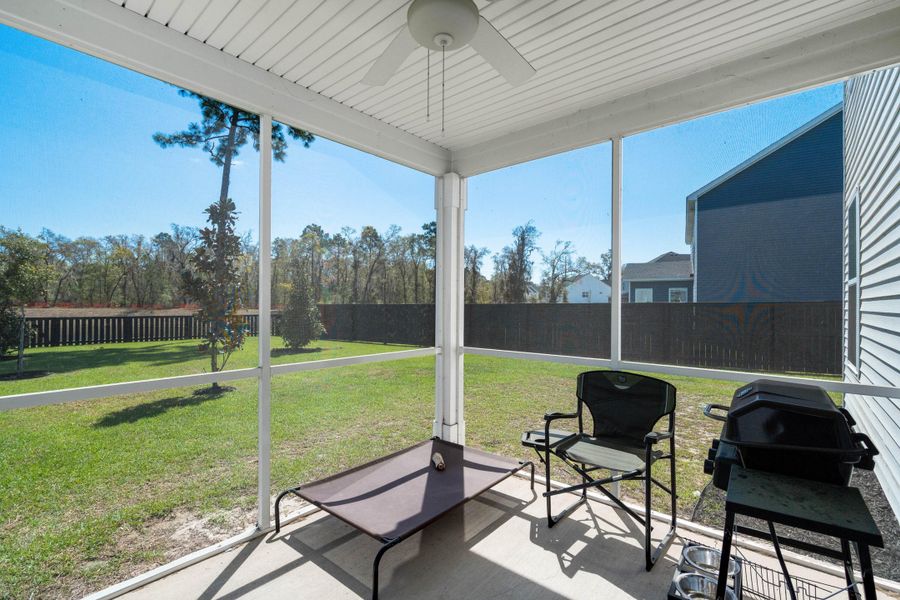 Exterior details and patio area of a home in , Beaufort (Image 33).