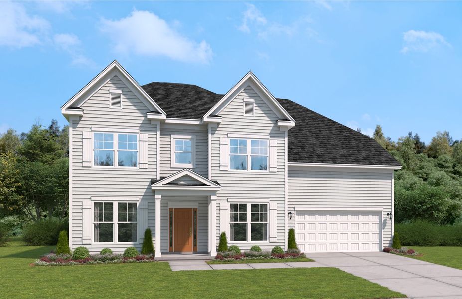 Representative exterior photo of a completed home built from the The Seneca by Stanley Martin Homes in Parkers Summit, Greer, SC (Image 1).