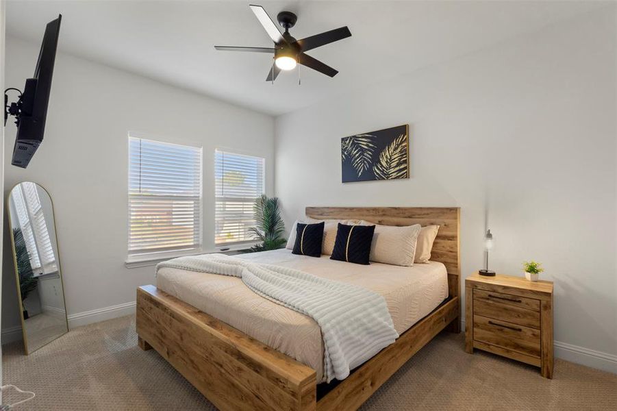 Furnished interior view inside a new home in , Dallas (Image 11).