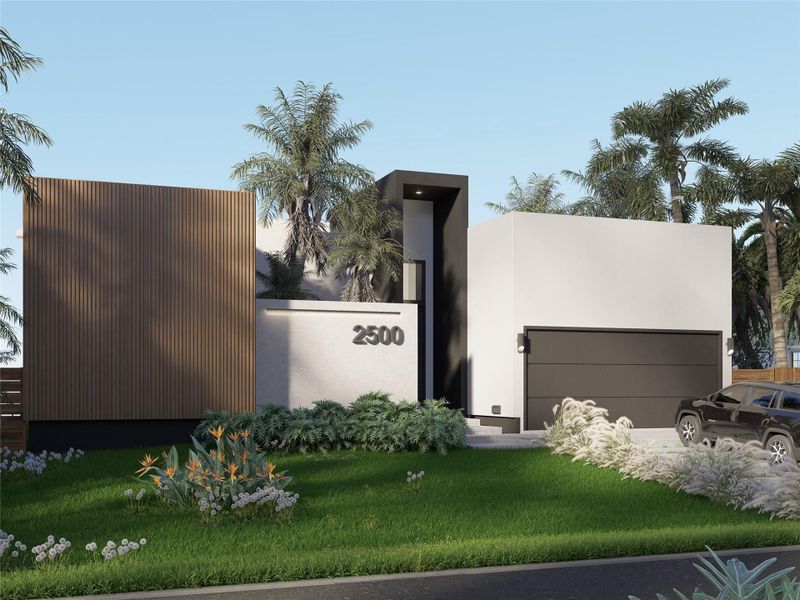 Front exterior of a new home in , Wilton Manors, FL, highlighting curb appeal (Image 15). Front exterior of a new home in , Wilton Manors, FL, highlighting curb appeal (Image 15).