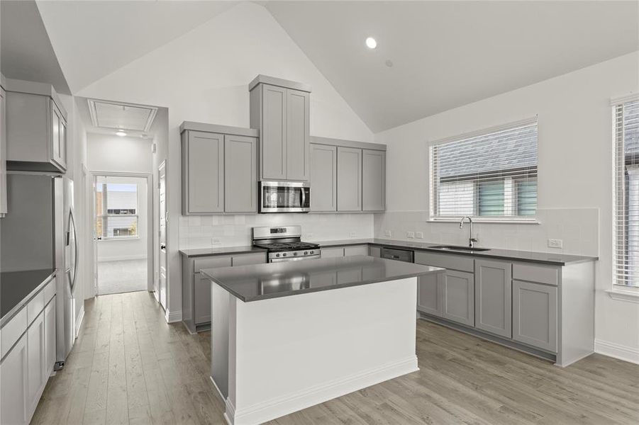 Furnished interior view inside a new home in Chelsea Commons, Allen (Image 8).