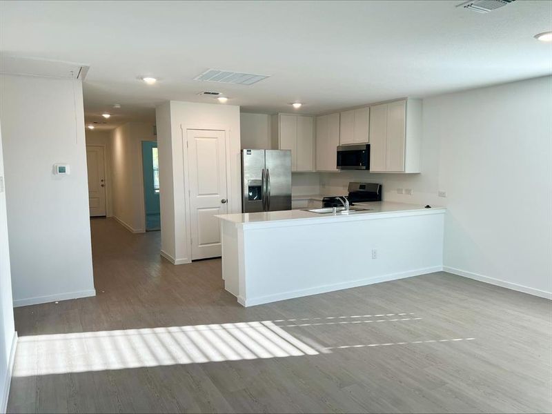 Furnished interior view inside a new home in Travis Heights, Sherman (Image 3). Furnished interior view inside a new home in Travis Heights, Sherman (Image 3).