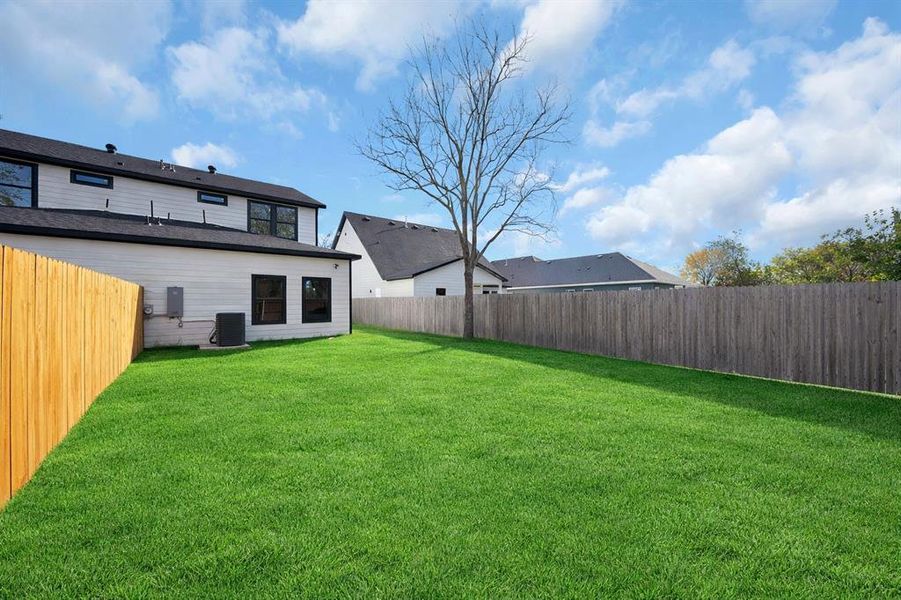Exterior details and patio area of a home in , Fort Worth (Image 3). Exterior details and patio area of a home in , Fort Worth (Image 3).